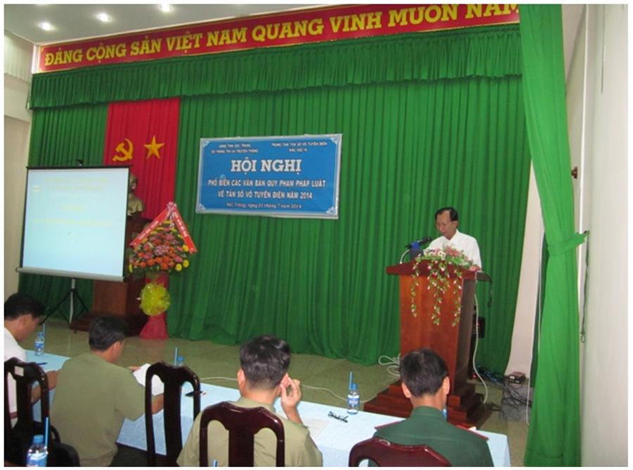 Ông Võ Thanh Quang – Giám đốc Sở TT&TT tỉnh Sóc Trăng phát biểu khai mạc OkVip hoạt động
