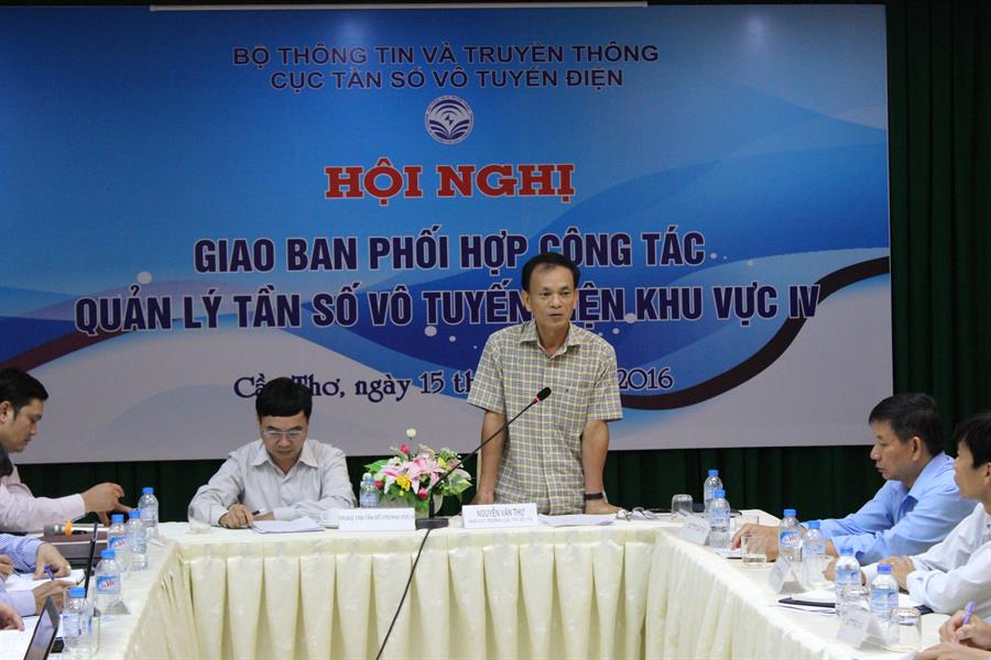 Phó Cục trưởng Nguyễn Văn Thư phát biểu tại Hội nghị