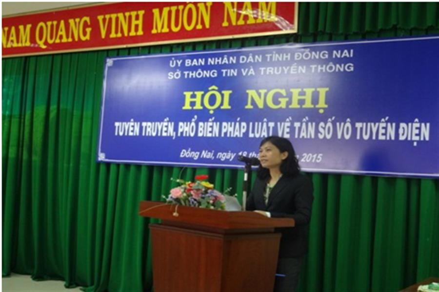 Bà Giang Thị Thu Nga phát biểu khai mạc OkVip hoạt động