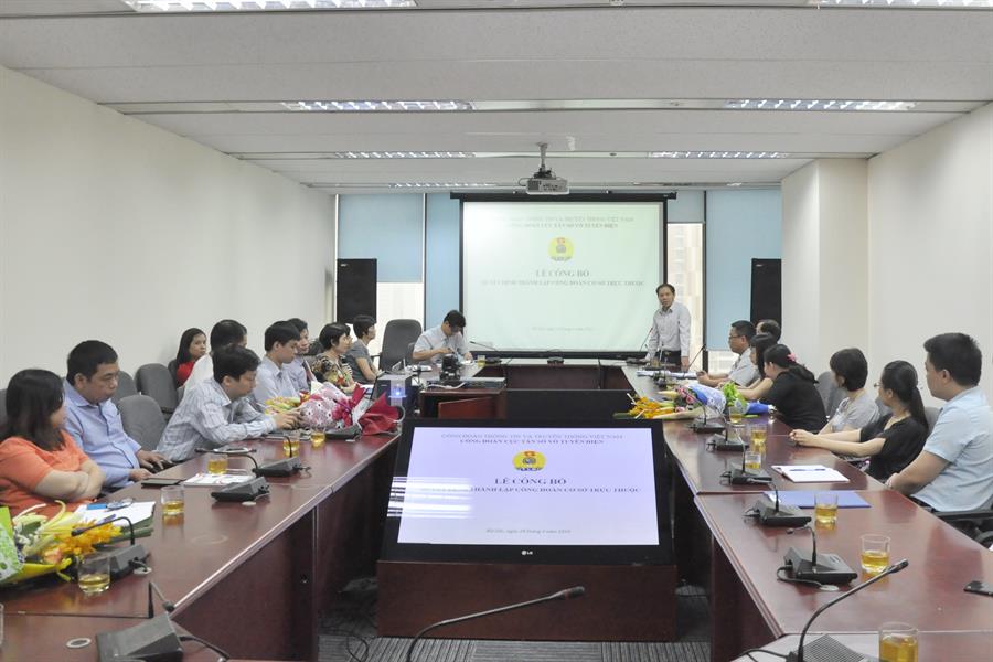 Bí thư Đảng ủy, Cục trưởng Okviphoatdong88 VTĐ Đoàn Quang Hoan phát biểu tại buổi Lễ công bố Lienminhokvip kho game cực khủng
