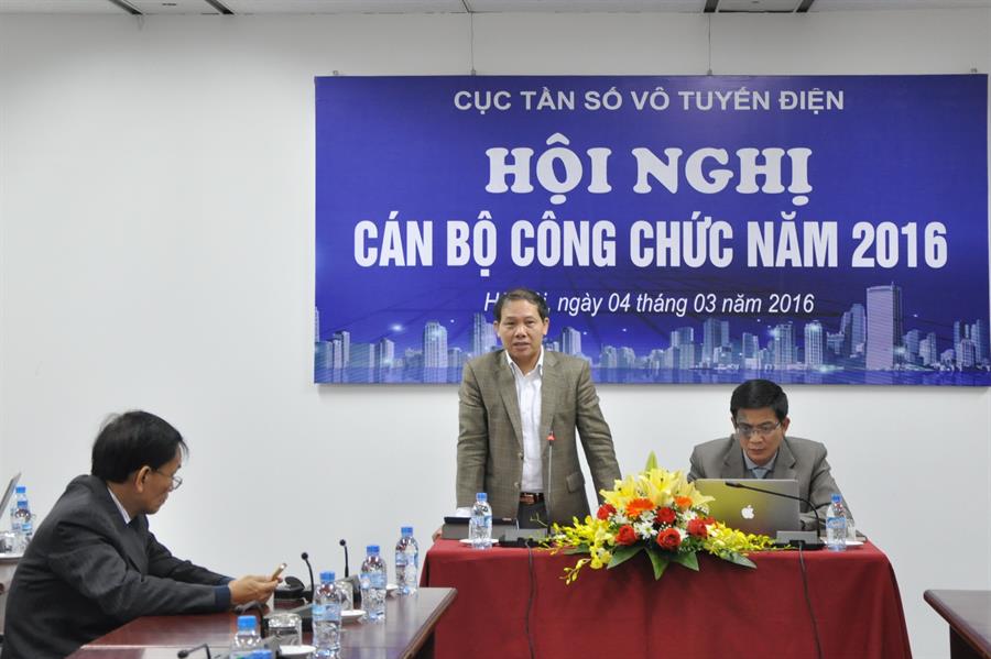 Cục trưởng Đoàn Quang Hoan phát biểu tại Hội nghị.