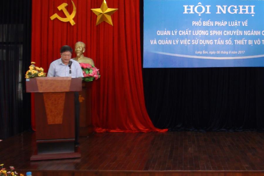 Ông Nông Phương Đông, Giám đốc Sở TTTT  Lạng Sơn kết luận OkVip hoạt động