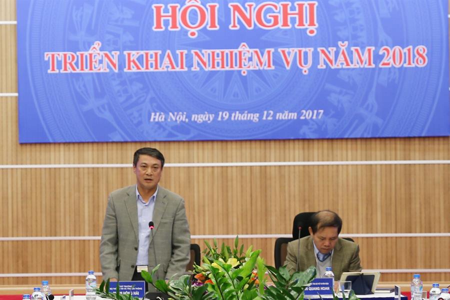 Thứ trưởng Phạm Hồng Hải phát biểu chỉ đạo OkVip hoạt động.