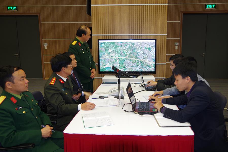 Tổ chỉ huy điều hành thao diễn