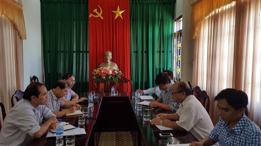 Lãnh đạo Okviphoatdong88 VTĐ làm việc với Sở TTTT Quảng Ngãi