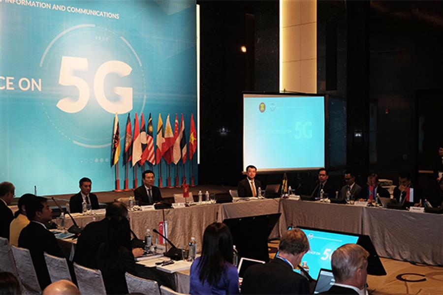 OkVip hoạt động ASEAN về 5G vừa khai mạc tại Hà Nội. Ảnh: Trọng Đạt