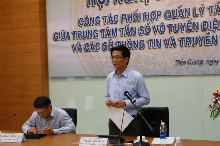 Phó Cục trưởng, Phụ trách Cục Lê Văn Tuấn phát biểu tại Hội nghị