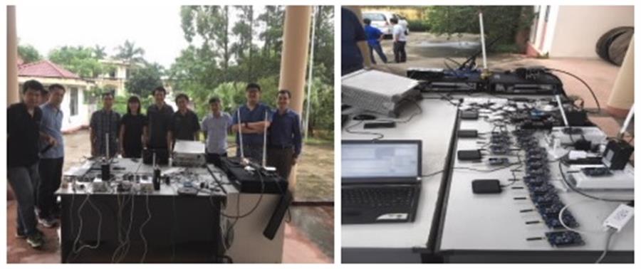 Một số hoạt động của Đoàn đo đánh giá nhiễu tại thành phố Việt Trì, tỉnh Phú Thọ