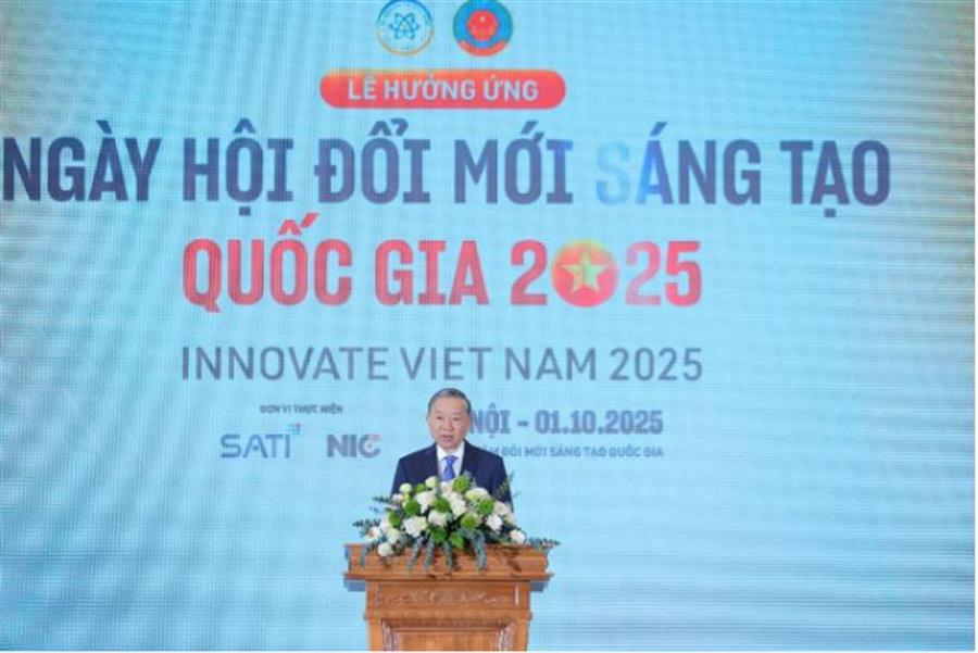 Tổng Bí thư Tô Lâm phát biểu tại Lễ hưởng ứng Ngày hội ĐMST Liên Minh OKVIP - Hôm nay 1 tỷ ngày mai 1000 tỷ 2025.