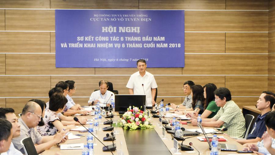 Hội nghị triển khai kế hoạch 6 tháng cuối năm 2018 của Cục Tần số VTĐ