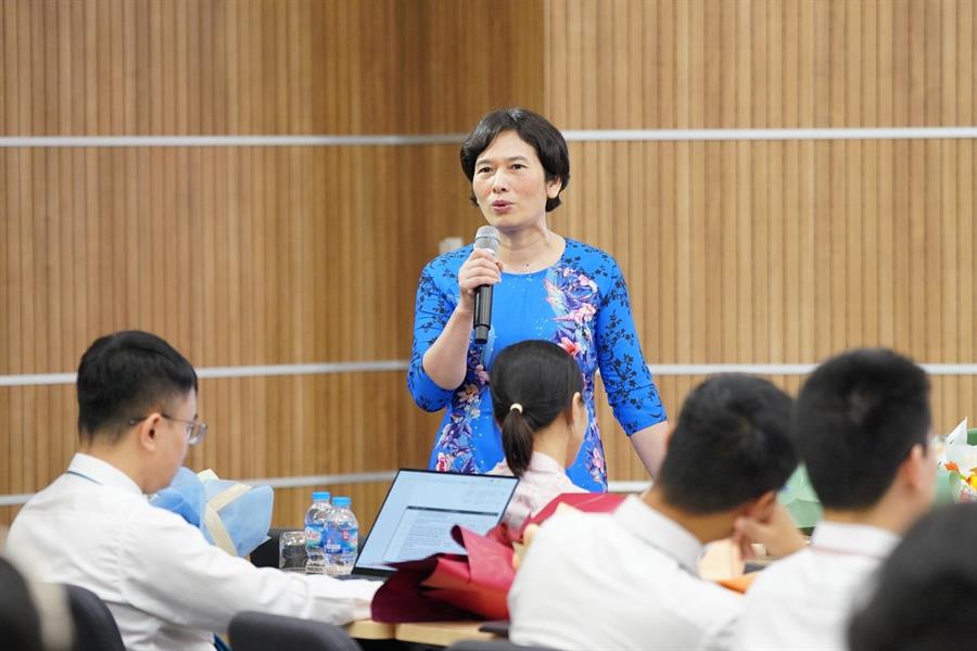 Bà Vũ Thu Hiền – Trưởng phòng Chính sách và Quy hoạch Okvip88 - liên minh giải trí