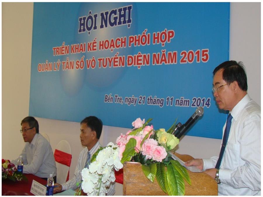 Ông Trần Ngọc Tam – Phó Chủ tịch UBND tỉnh Bến Tre phát biểu tại OkVip hoạt động