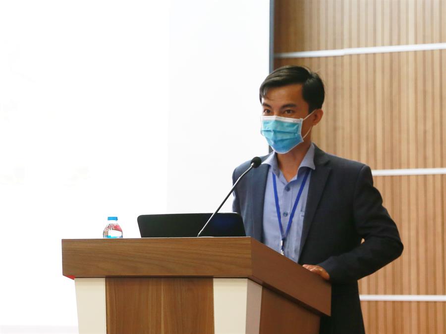 Ông Nguyễn Trung Thành – Phó Chánh Văn phòng Okviphoatdong88 phát biểu khai mạc lớp Tập huấn