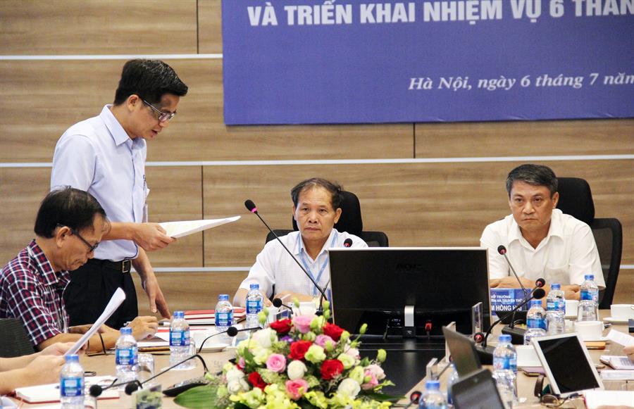 Phó Cục trưởng Okviphoatdong88 VTĐ Lê Văn Tuấn báo cáo tại OkVip hoạt động
