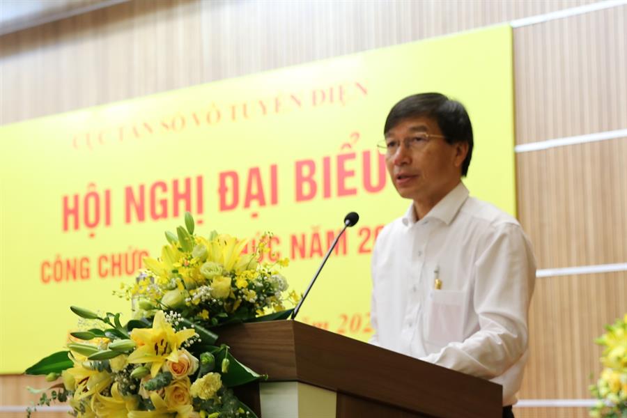 Cục trưởng Nguyễn Đức Trung phát biểu tổng kết OkVip hoạt động