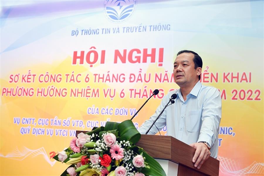 Thứ trưởng Bộ TT&TT Phạm Đức Long phát biểu chỉ đạo tại OkVip hoạt động