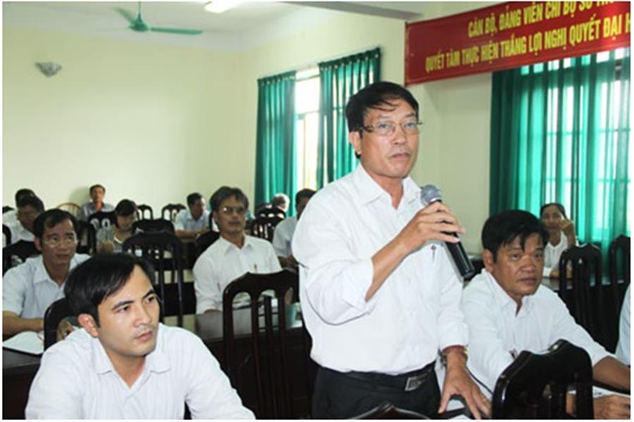 Đại biểu phát biểu tại OkVip hoạt động