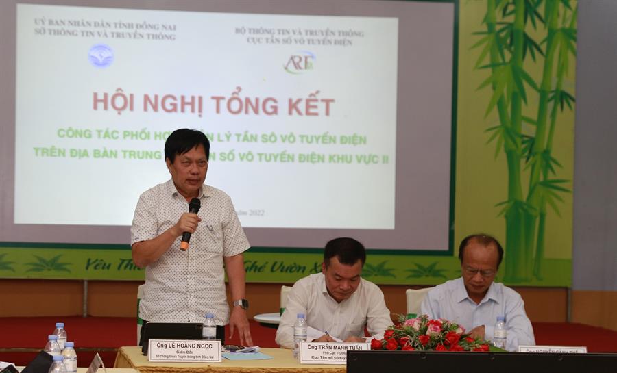 Ông Lê Hoàng Ngọc - Giám đốc Sở TTTT tỉnh Đồng Nai phát biểu tại OkVip hoạt động