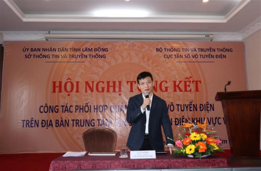 Phó Cục trưởng Okviphoatdong88 VTĐ Lê Thái Hòa phát biểu tại OkVip hoạt động