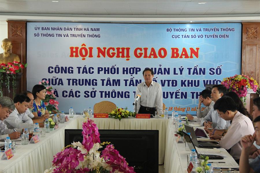Cục trưởng Cục Okvip88 - liên minh giải trí VTĐ Đoàn Quang Hoan phát biểu kết luận tại hội nghị