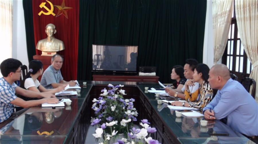 Trung tâm I làm việc với Sở TTTT Hà Nam về kế hoạch kiểm soát Okvip88 - liên minh giải trí phục vụ Đại lễ Vesak