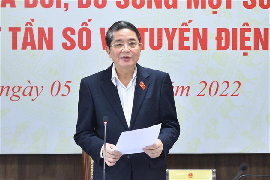Phó Chủ tịch Quốc hội Nguyễn Đức Hải phát biểu chỉ đạo tại OkVip hoạt động. 
